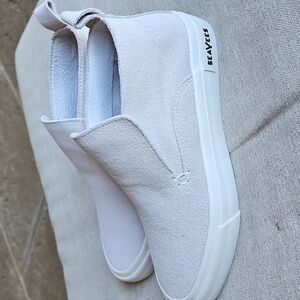 Sz 9.5 SeaVees Huntington Middie Suede Slip-on Sneaker Chukka Boot Oyster Grey